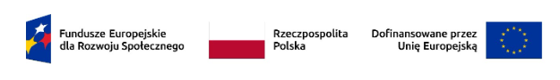 Fundusze Europejskie dla Rozwoju Społecznego — Rzeczpospolita Polska — Dofinansowane przez Unię Europejską